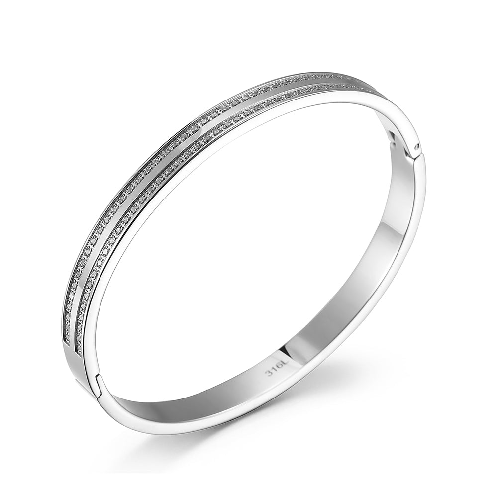 Round zircon bracelet-NSB1712ST