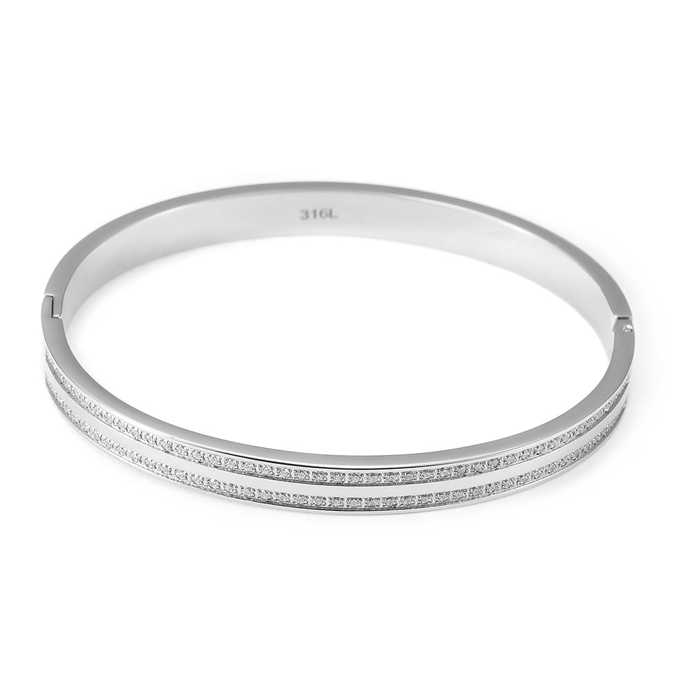 Round zircon bracelet-NSB1712ST