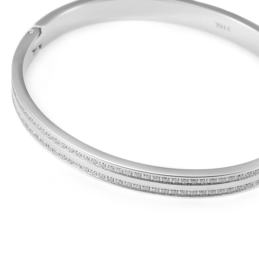 Round zircon bracelet-NSB1712ST