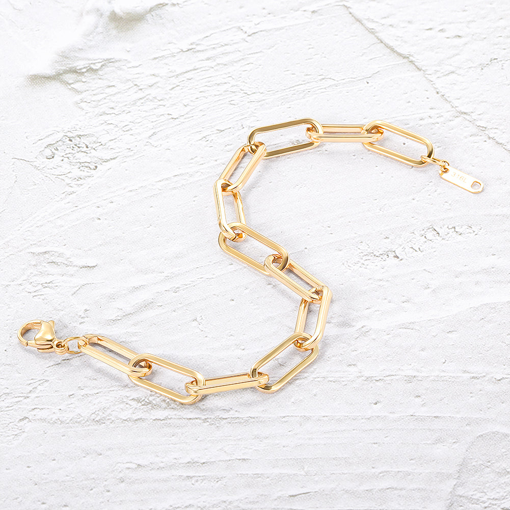 Stainless steel chain bracelet-NSB1722ST