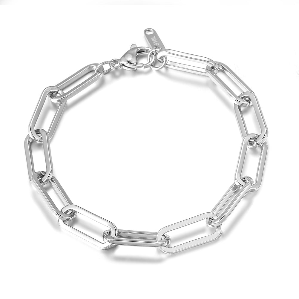 Stainless steel chain bracelet-NSB1722ST
