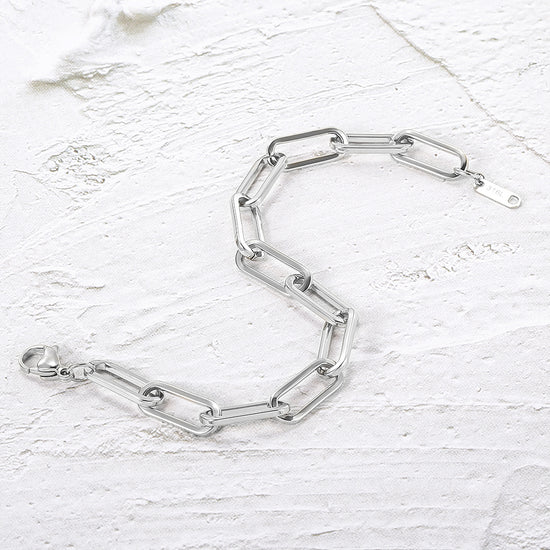 Stainless steel chain bracelet-NSB1722ST