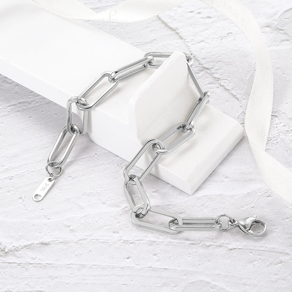Stainless steel chain bracelet-NSB1722ST