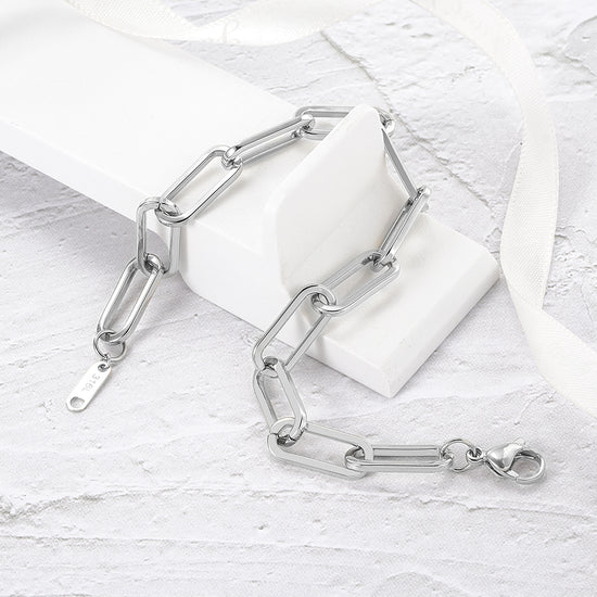 Stainless steel chain bracelet-NSB1722ST
