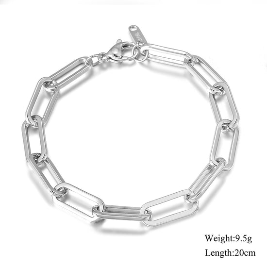 Stainless steel chain bracelet-NSB1722ST