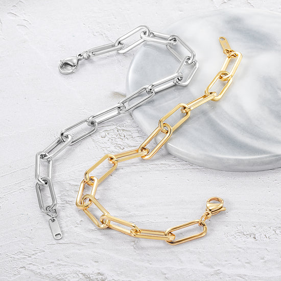 Stainless steel chain bracelet-NSB1722ST
