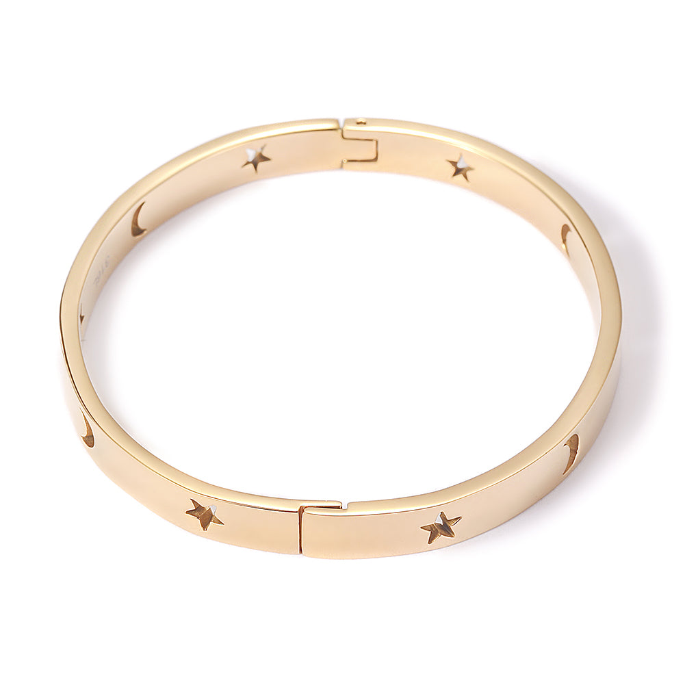 Star Moon Hollow Bracelet-NSB1723ST