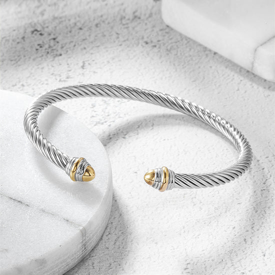 C-type Cable Intercolor Bracelet-NSB1739STWGG