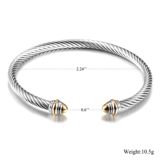 C-type Cable Intercolor Bracelet-NSB1739STWGG