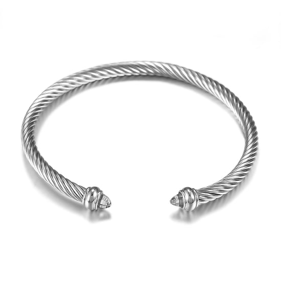 C-type cable stainless steel bracelet-NSB1743STWGZD