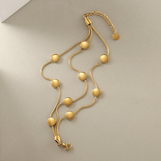 Three cable creative bracelet-NSB1753STGC