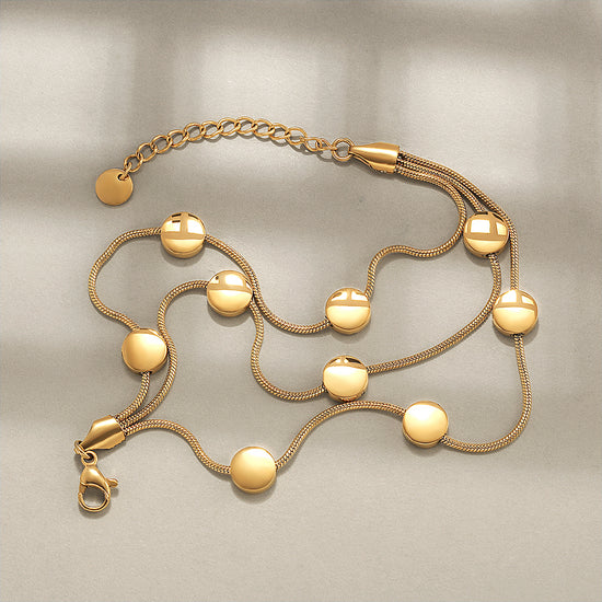 Three cable creative bracelet-NSB1753STGC