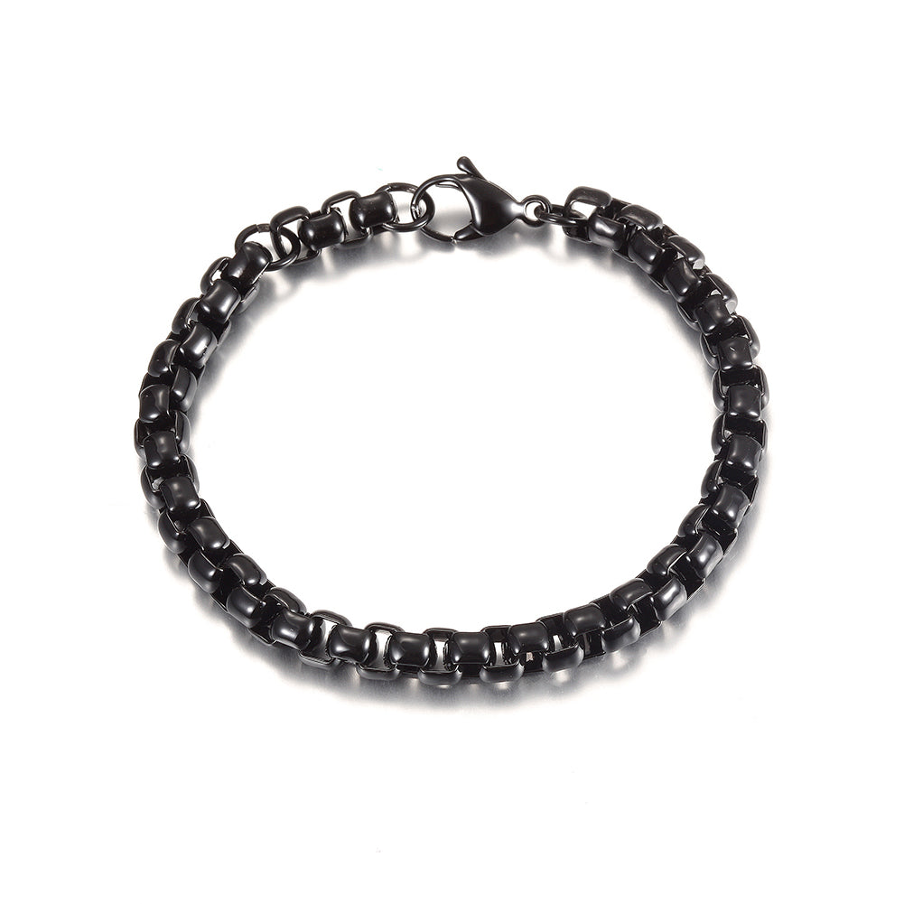 Black buckle bracelet-NSB1770STBK