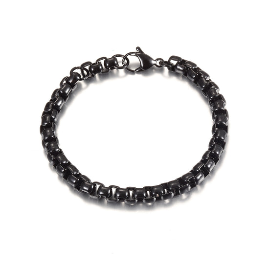Black buckle bracelet-NSB1770STBK