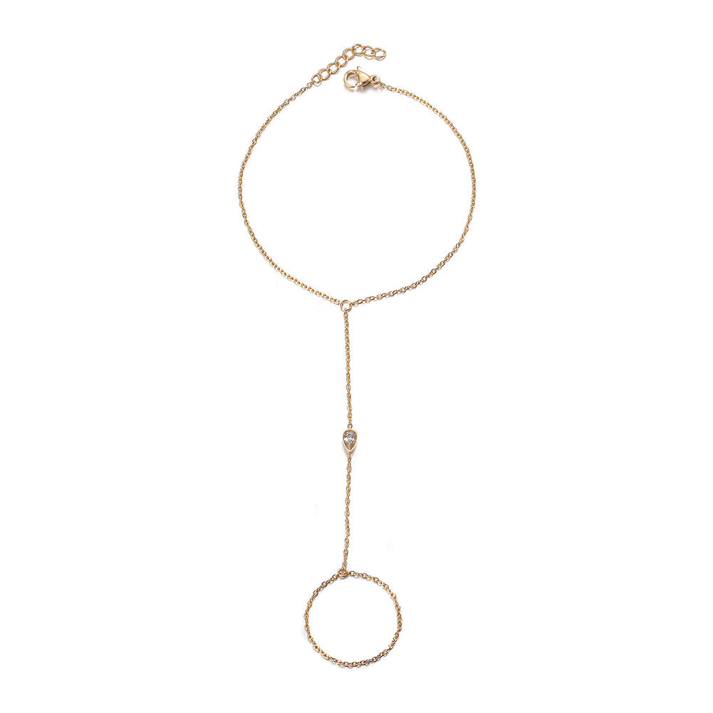 Chain pendant bracelet-NSB1794STGC