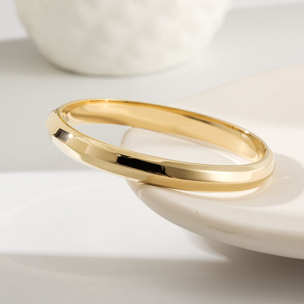 Round smooth surface bracelet-NSB1802ST-S