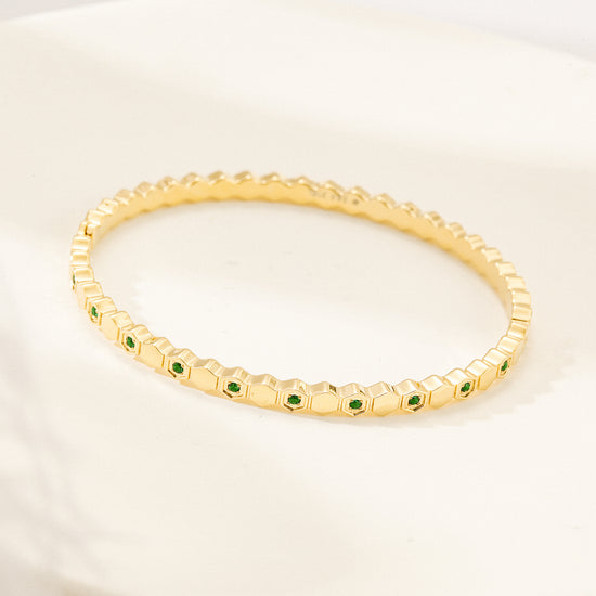 Triangular circular bracelet-NSB1821STGC