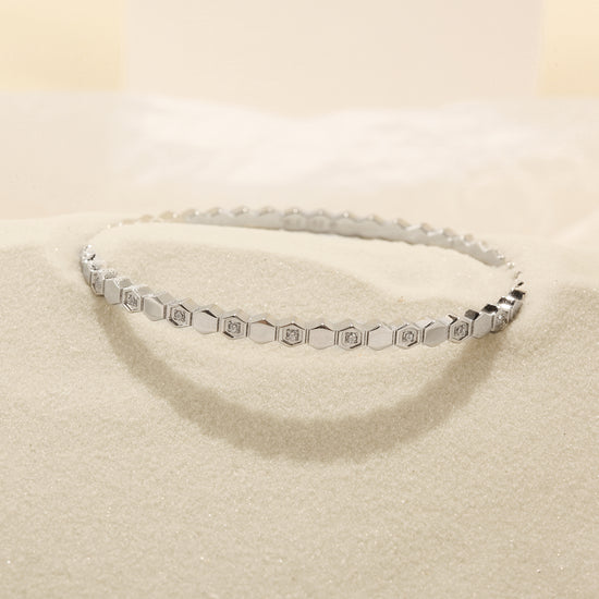 Load image into Gallery viewer, Triangular circular bracelet-NSB1821ST
