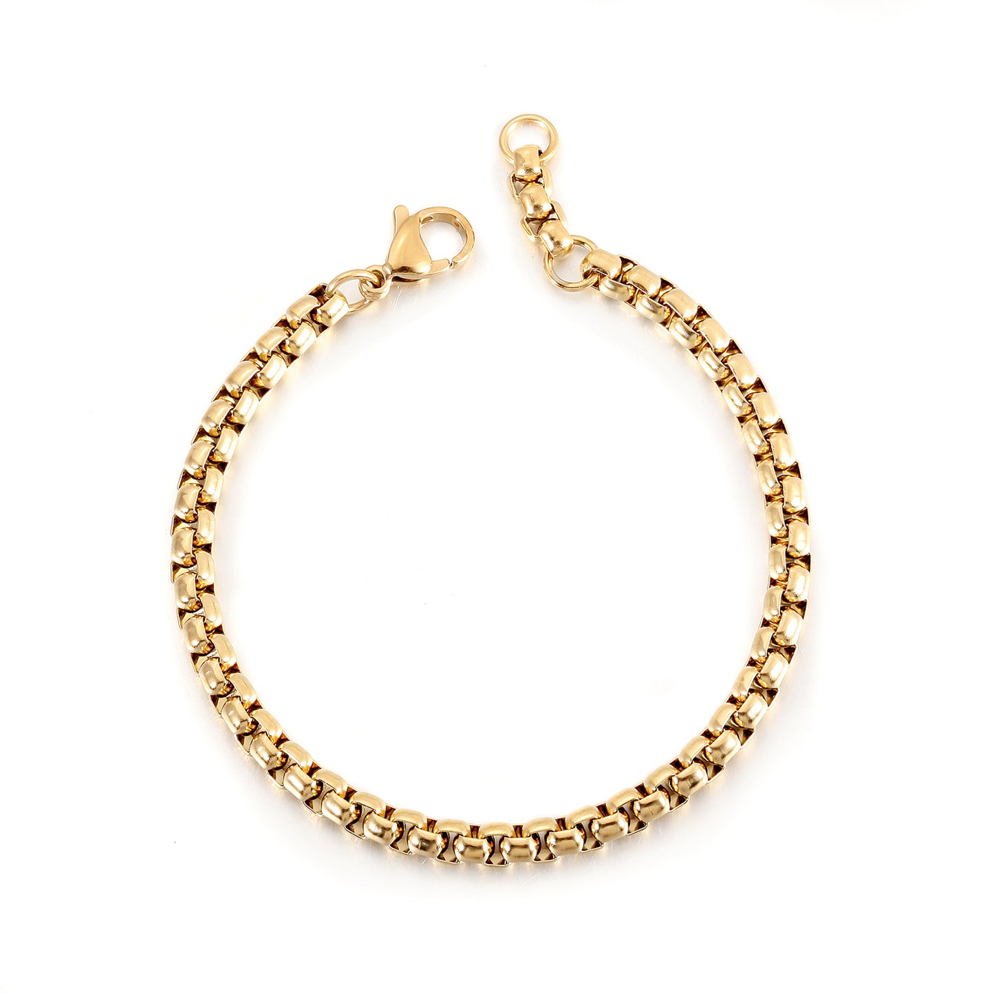 Chain smooth bracelet-NSB1827ST-M