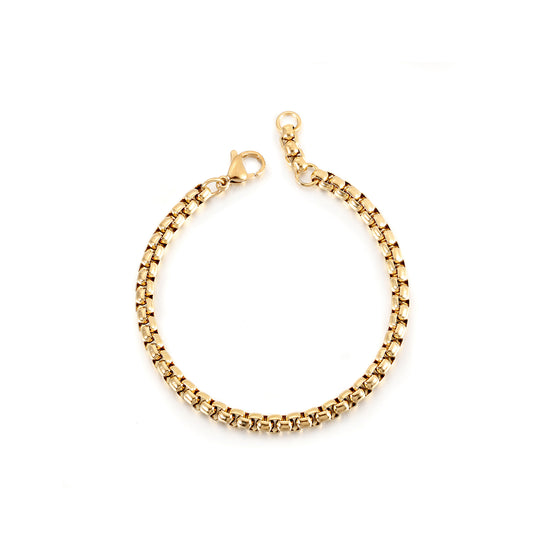 Chain smooth bracelet-NSB1827ST-M
