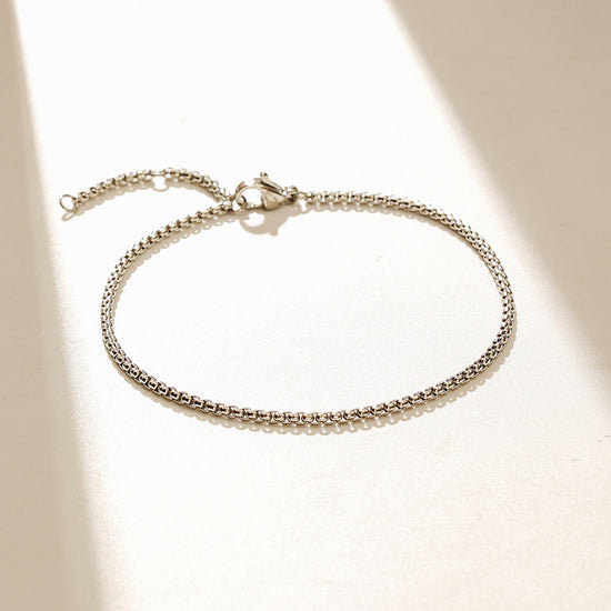 Load image into Gallery viewer, Silver chain hollow bracelet-NSB1827STWG-S-6.6
