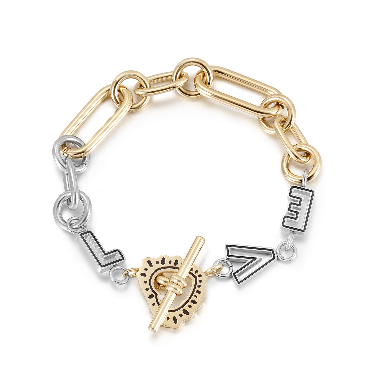 Intermediate color LOVE bracelet-NSB1832STGC