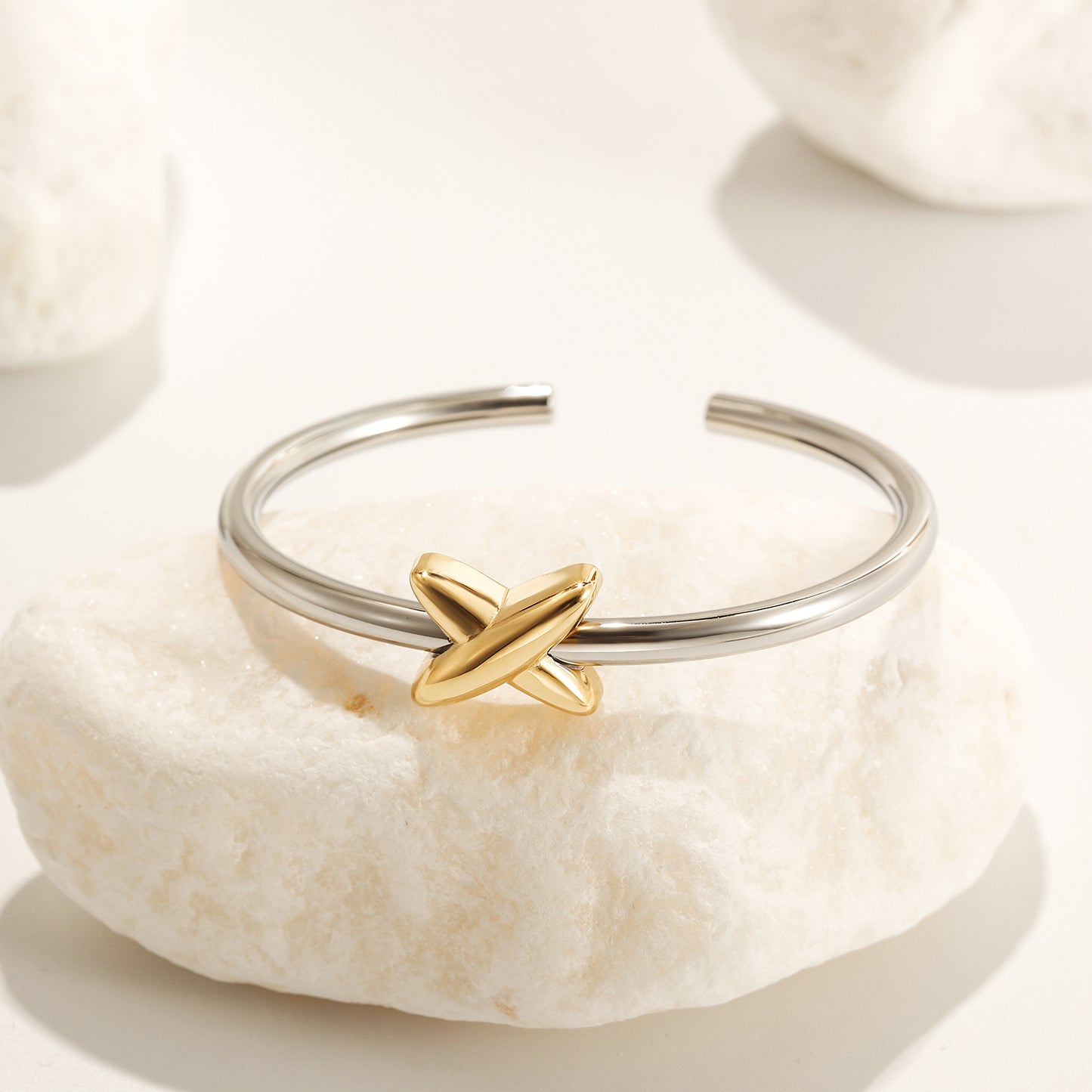 Stainless steel C-shaped bracelet-NSB1844STMC