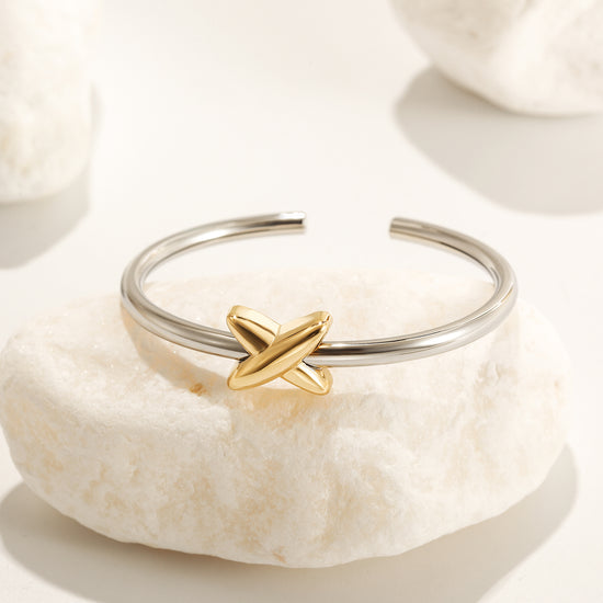 Stainless steel C-shaped bracelet-NSB1844STMC
