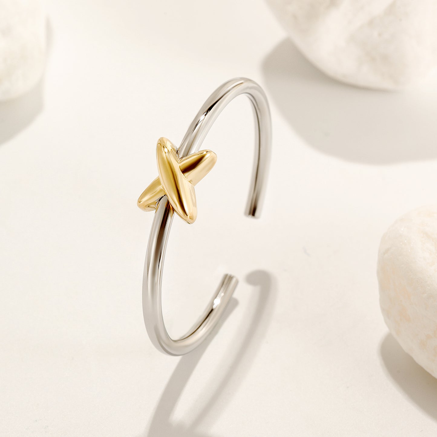 Stainless steel C-shaped bracelet-NSB1844STMC