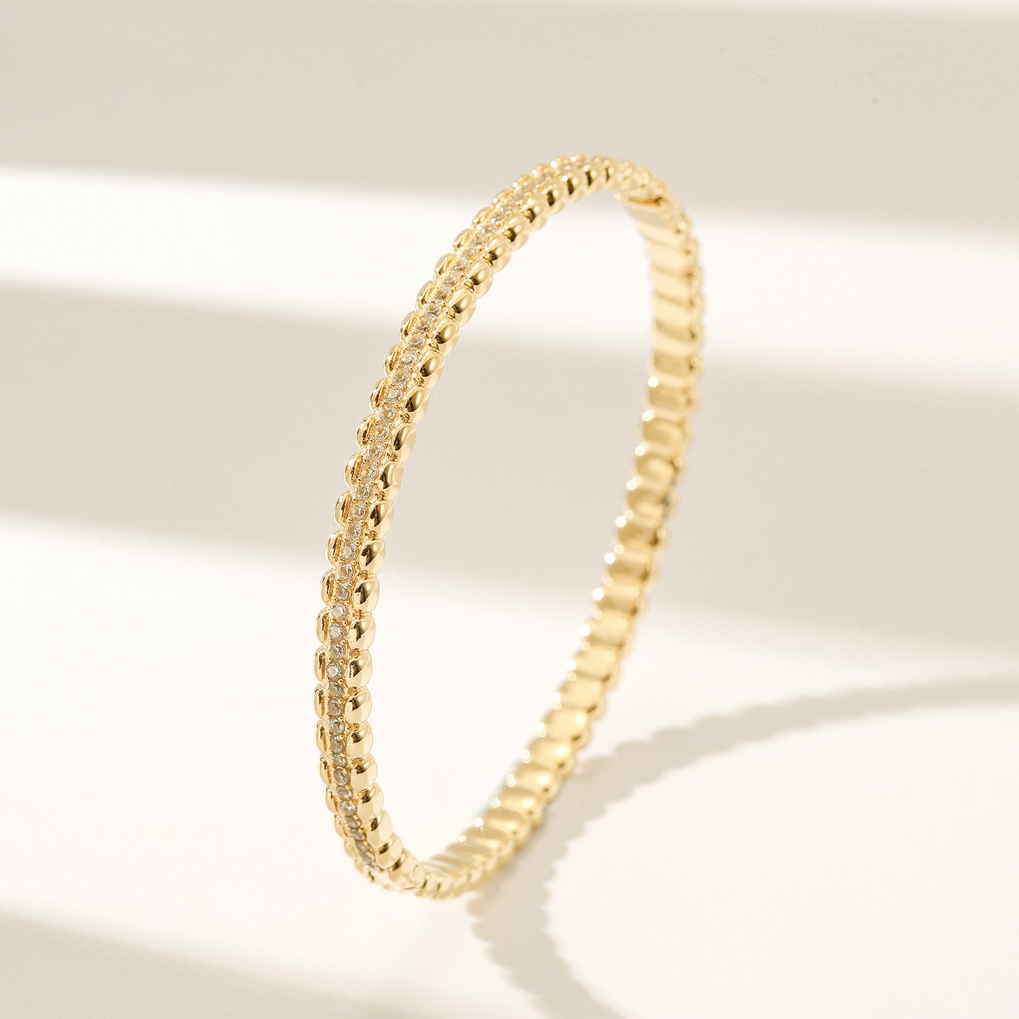 Circle full diamond bracelet-NSB1850ST