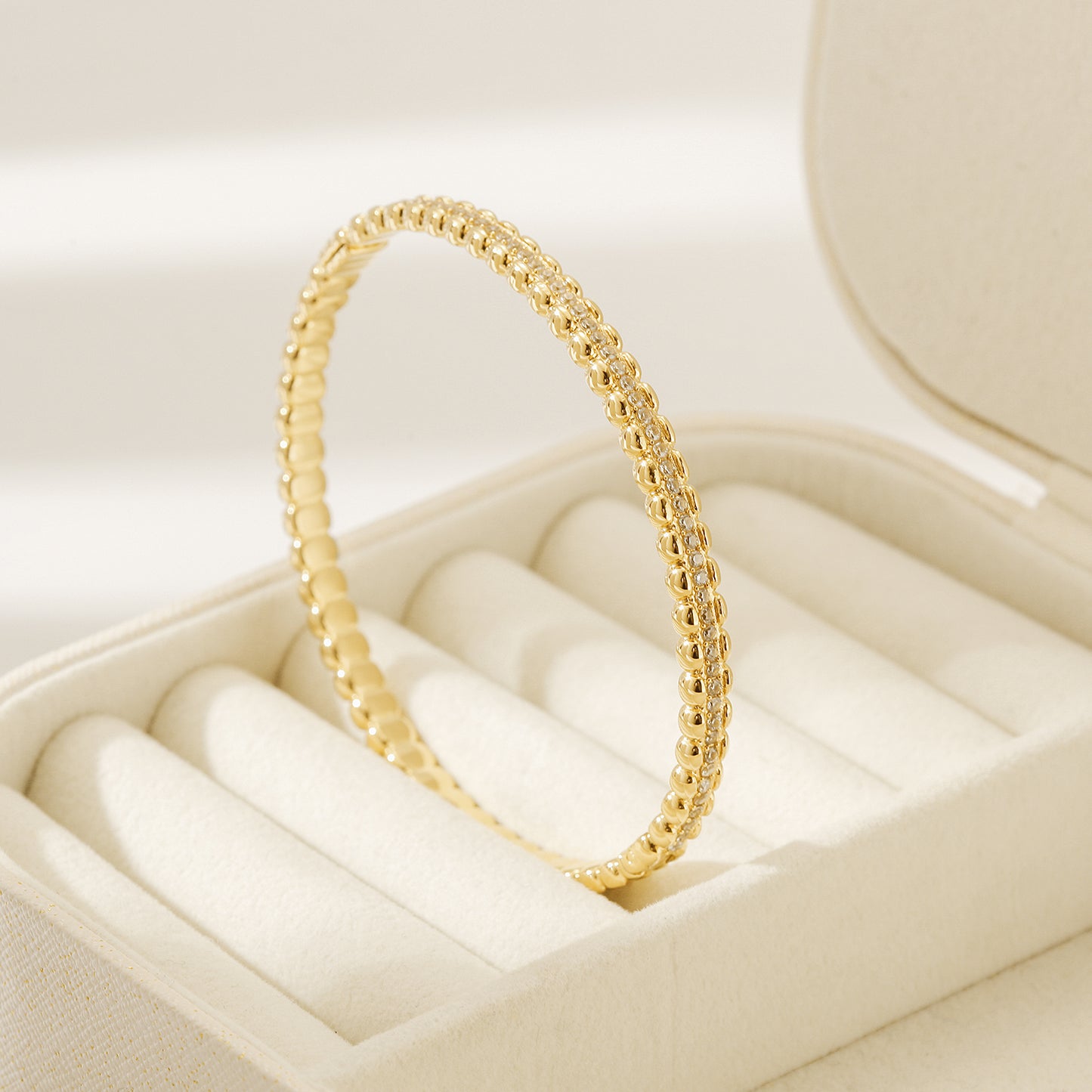 Circle full diamond bracelet-NSB1850ST