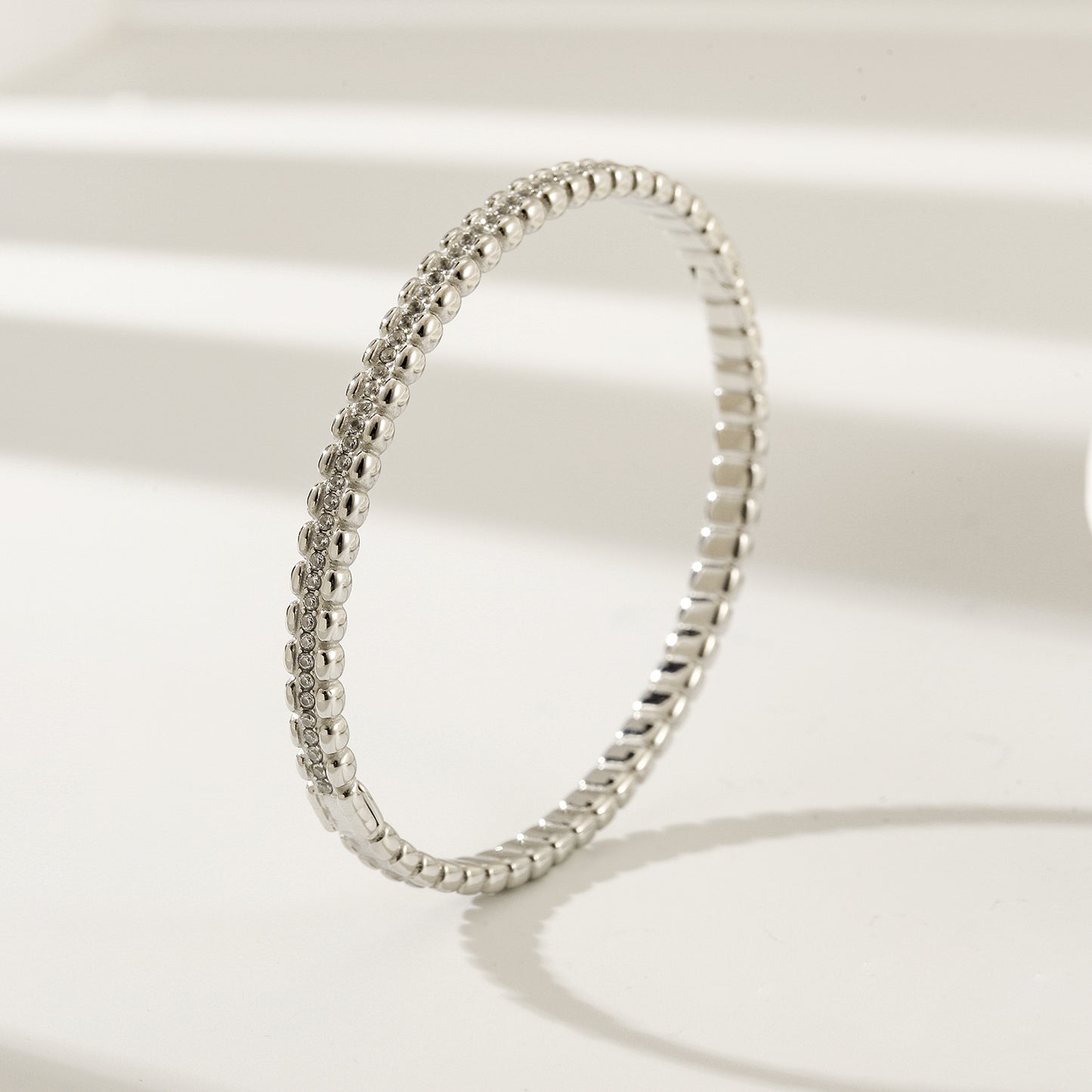 Circle full diamond bracelet-NSB1850ST