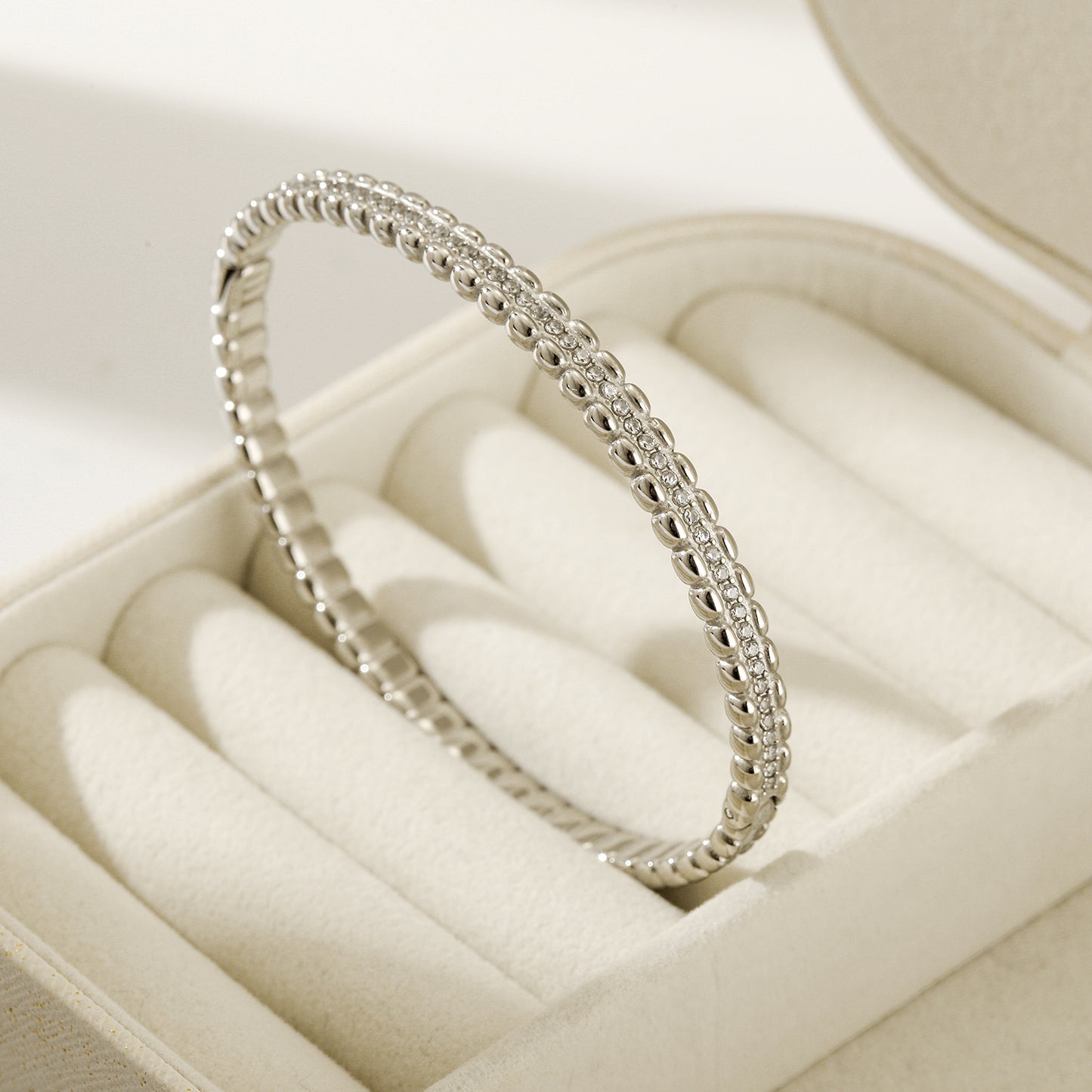 Circle full diamond bracelet-NSB1850ST