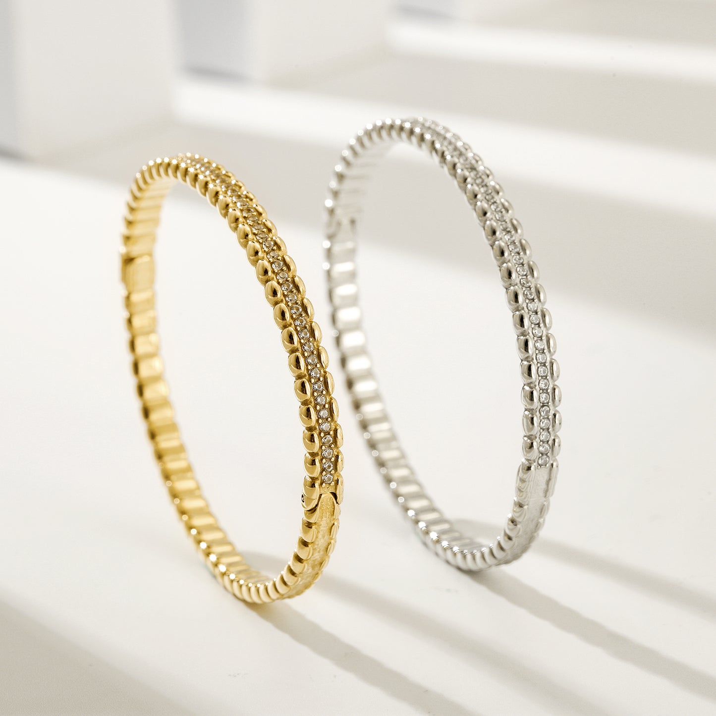 Circle full diamond bracelet-NSB1850ST