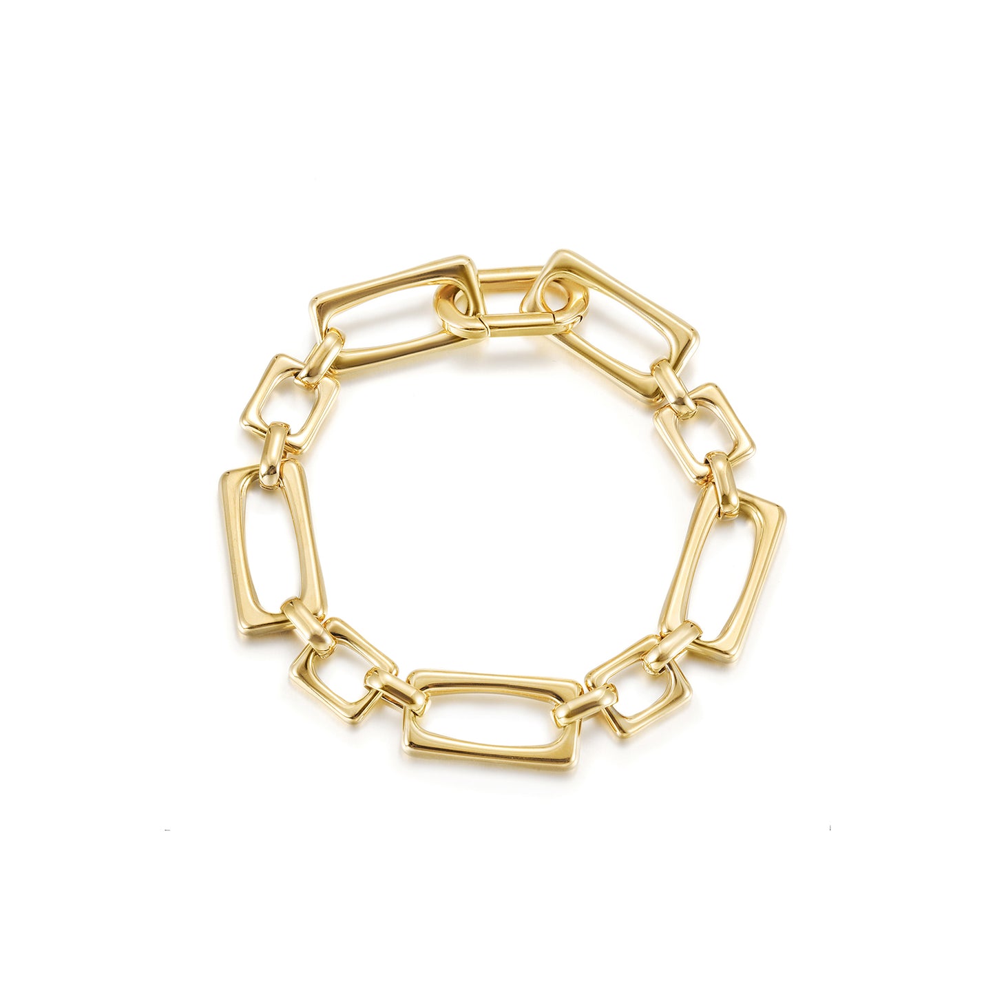 Square buckle bracelet-NSB1857STGC
