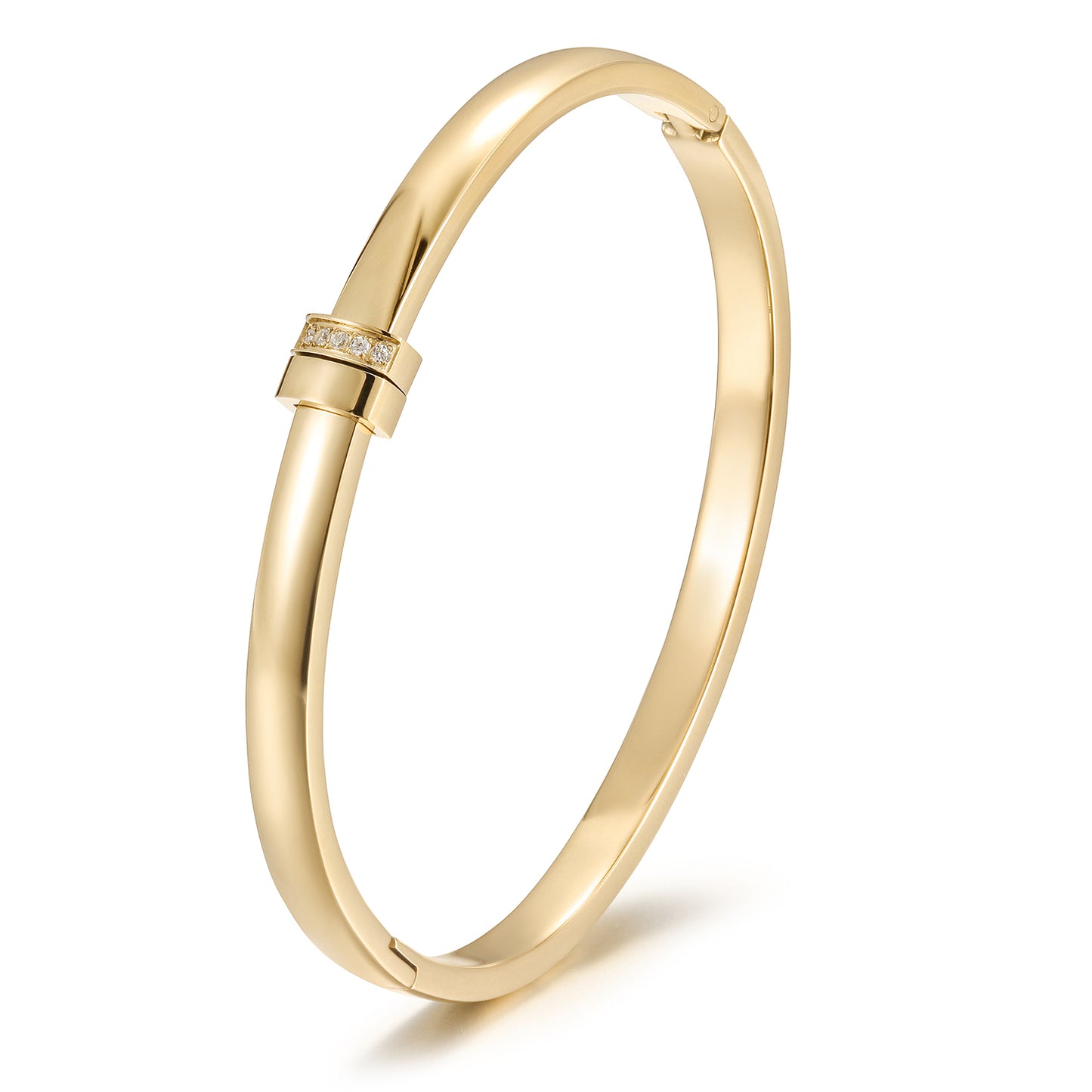 Round smooth surface bracelet-NSB1879ST