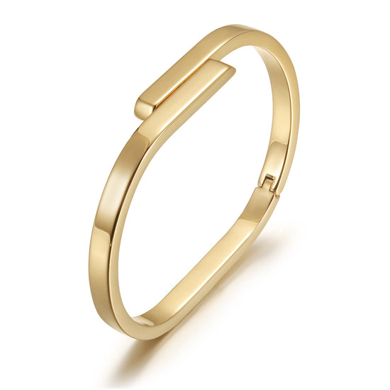 Stainless steel smooth surface bracelet-NSB1889STGC