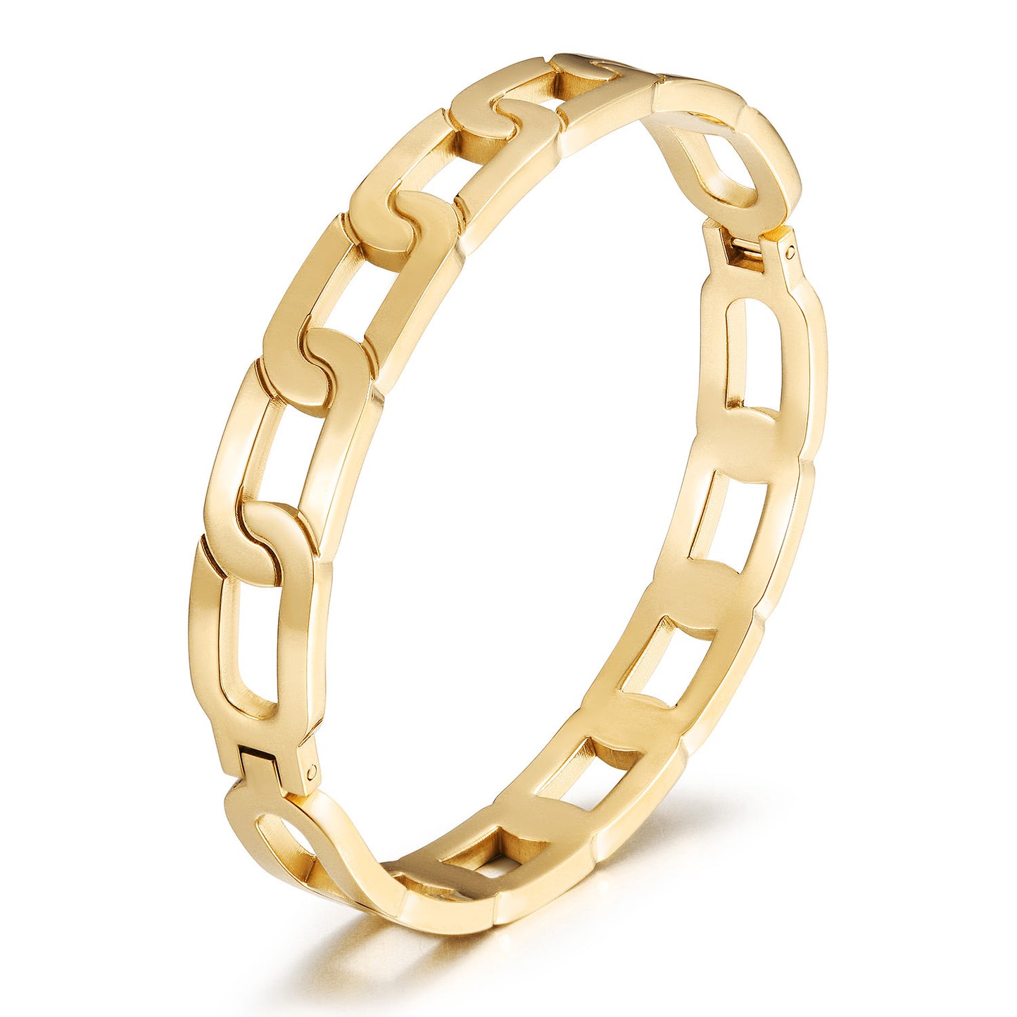 Ring buckle hollow bracelet-NSB1892STGC