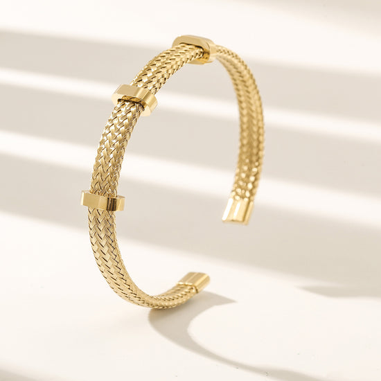 Cable C-type bracelet-NSB1894ST