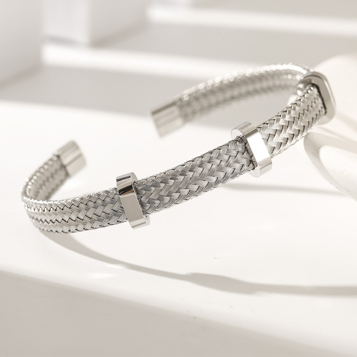 Cable C-type bracelet-NSB1894ST