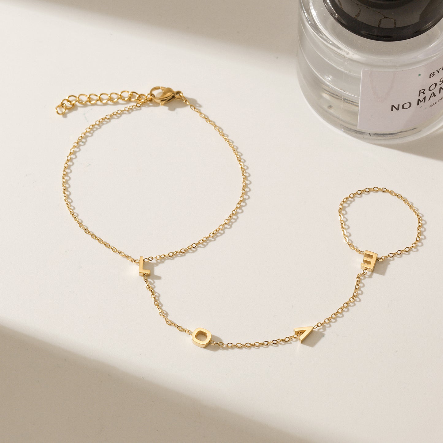 Chain letter LOVE bracelet-NSB1902STGC