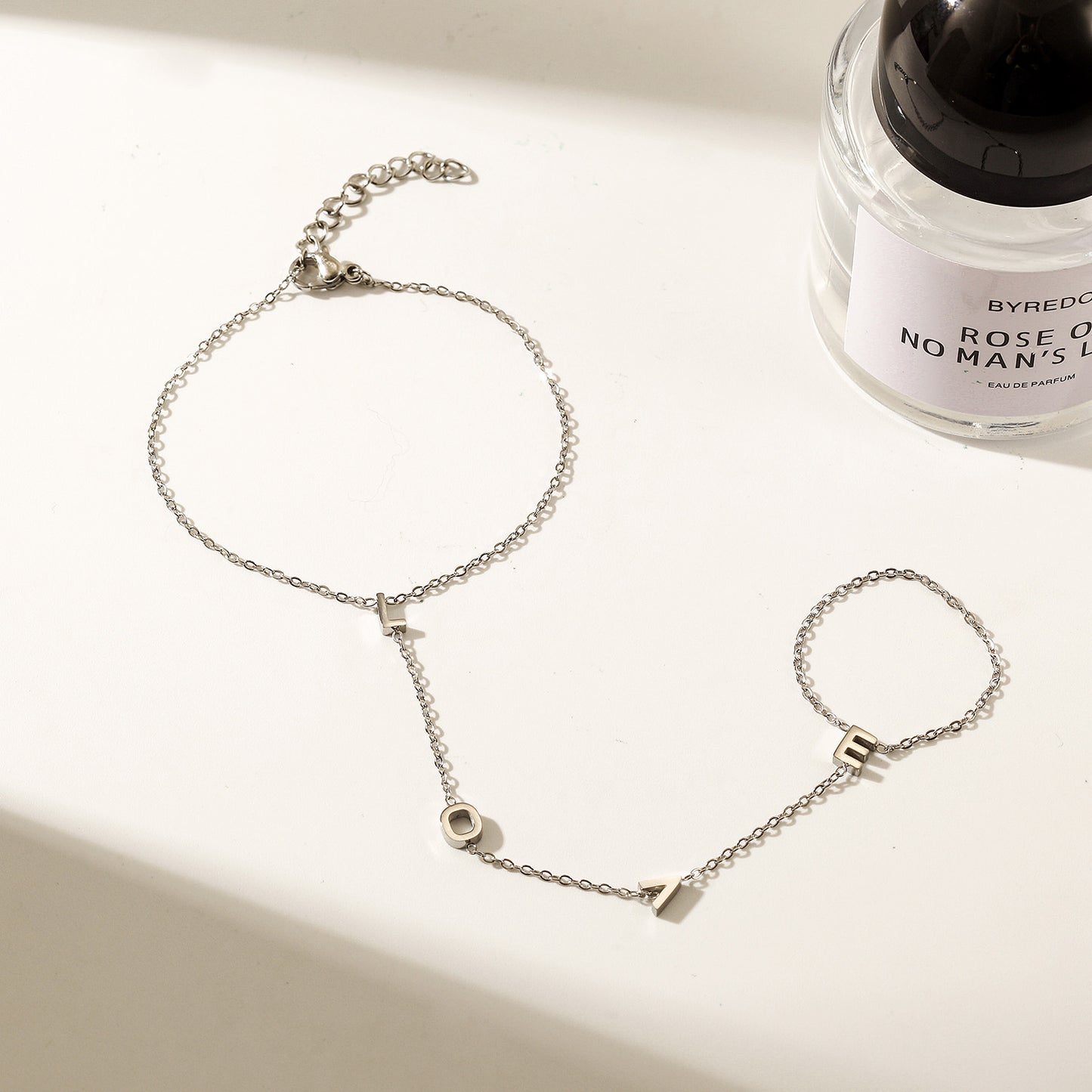 Chain letter LOVE bracelet-NSB1902STWG