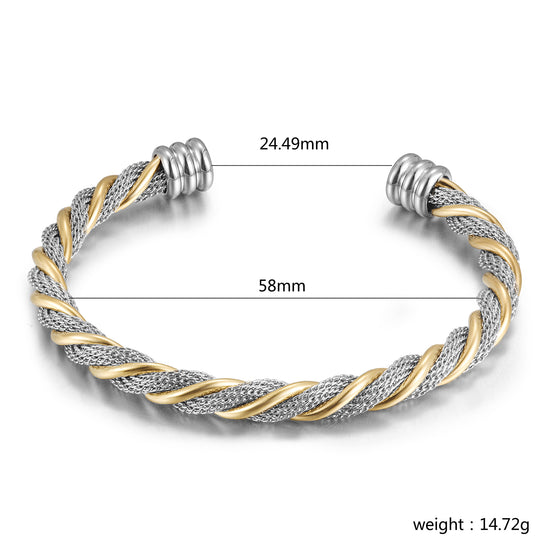 Cable C-type bracelet-NSB1907ST