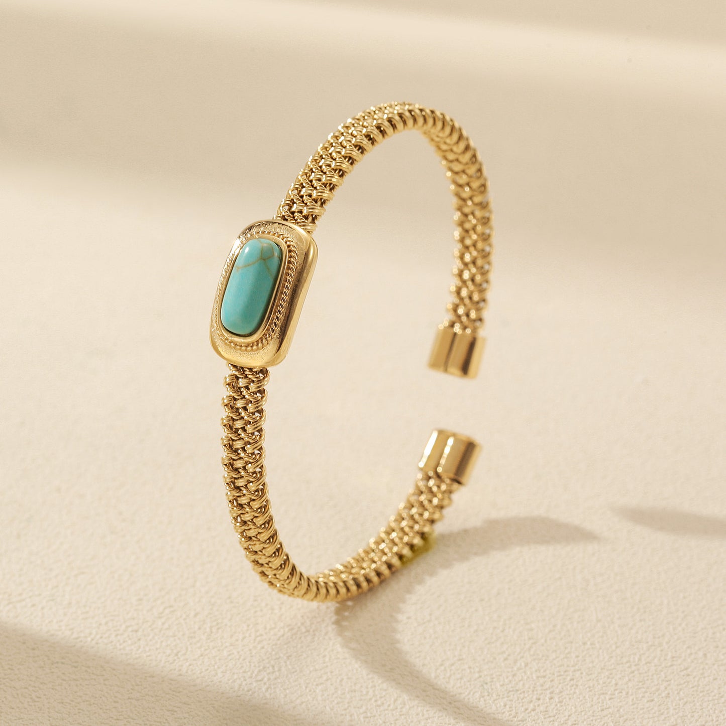 Chain gemstone bracelet-NSB1917STGC