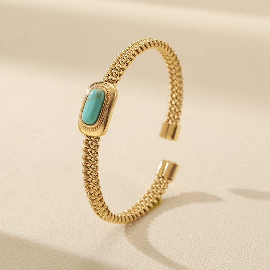 Chain gemstone bracelet-NSB1917STGC