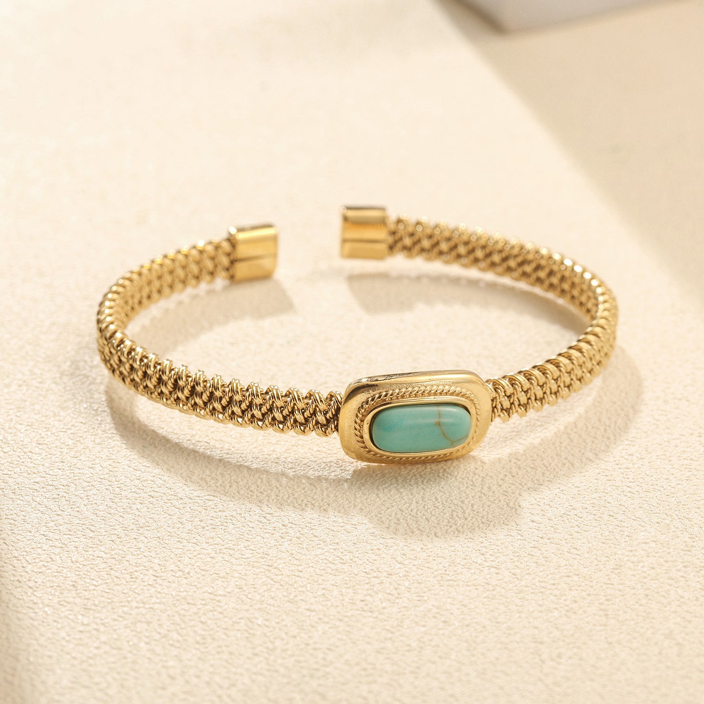 Chain gemstone bracelet-NSB1917STGC