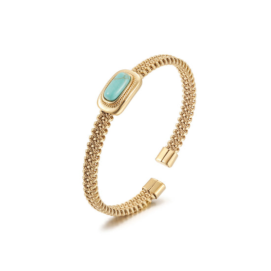 Chain gemstone bracelet-NSB1917STGC