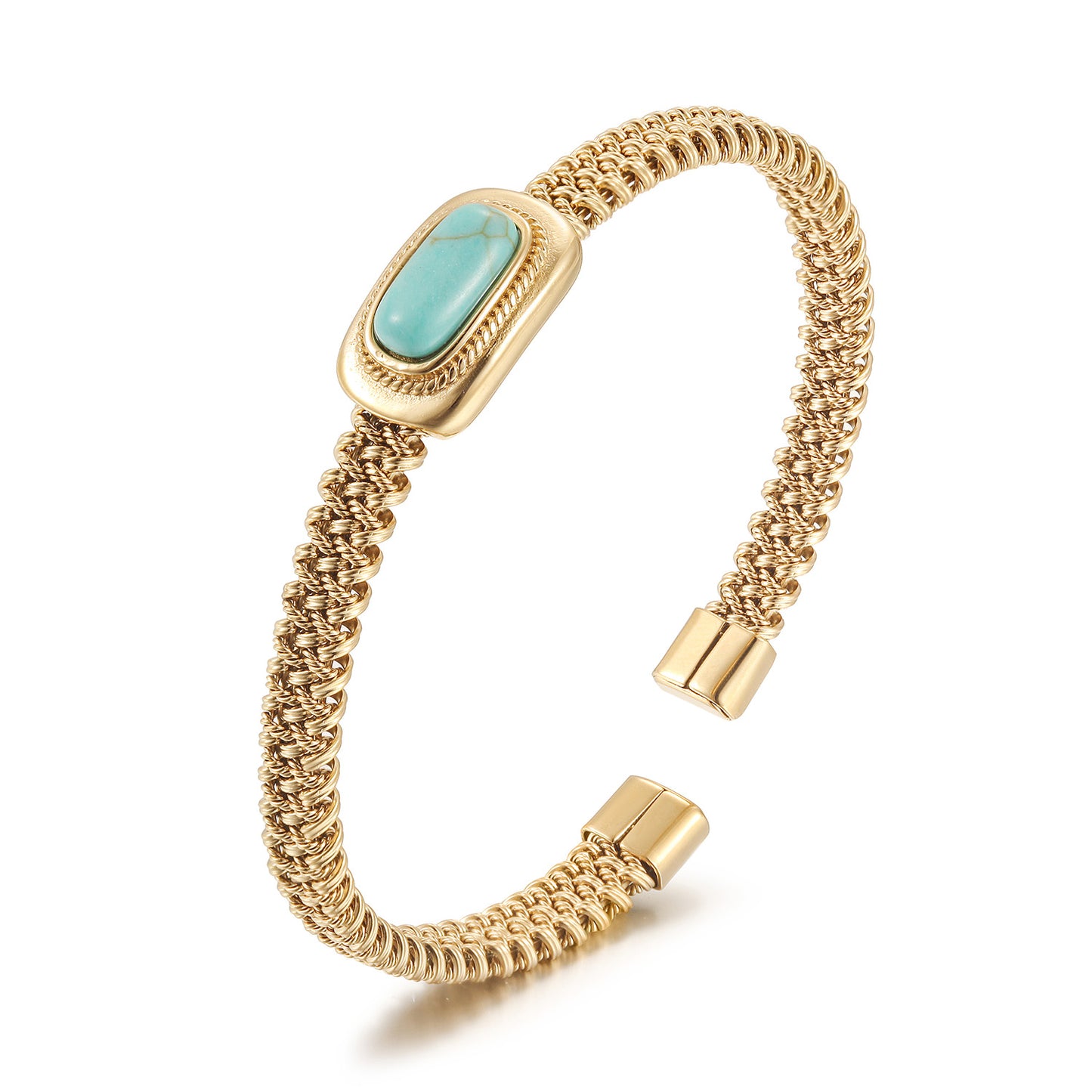 Chain gemstone bracelet-NSB1917STGC