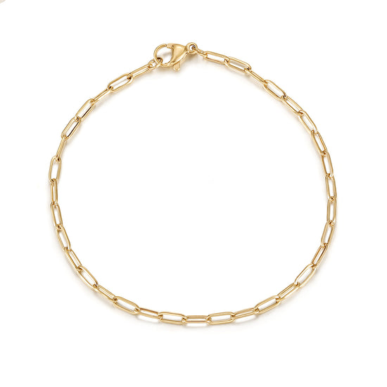 Chain hollow smooth bracelet-NSB1921ST
