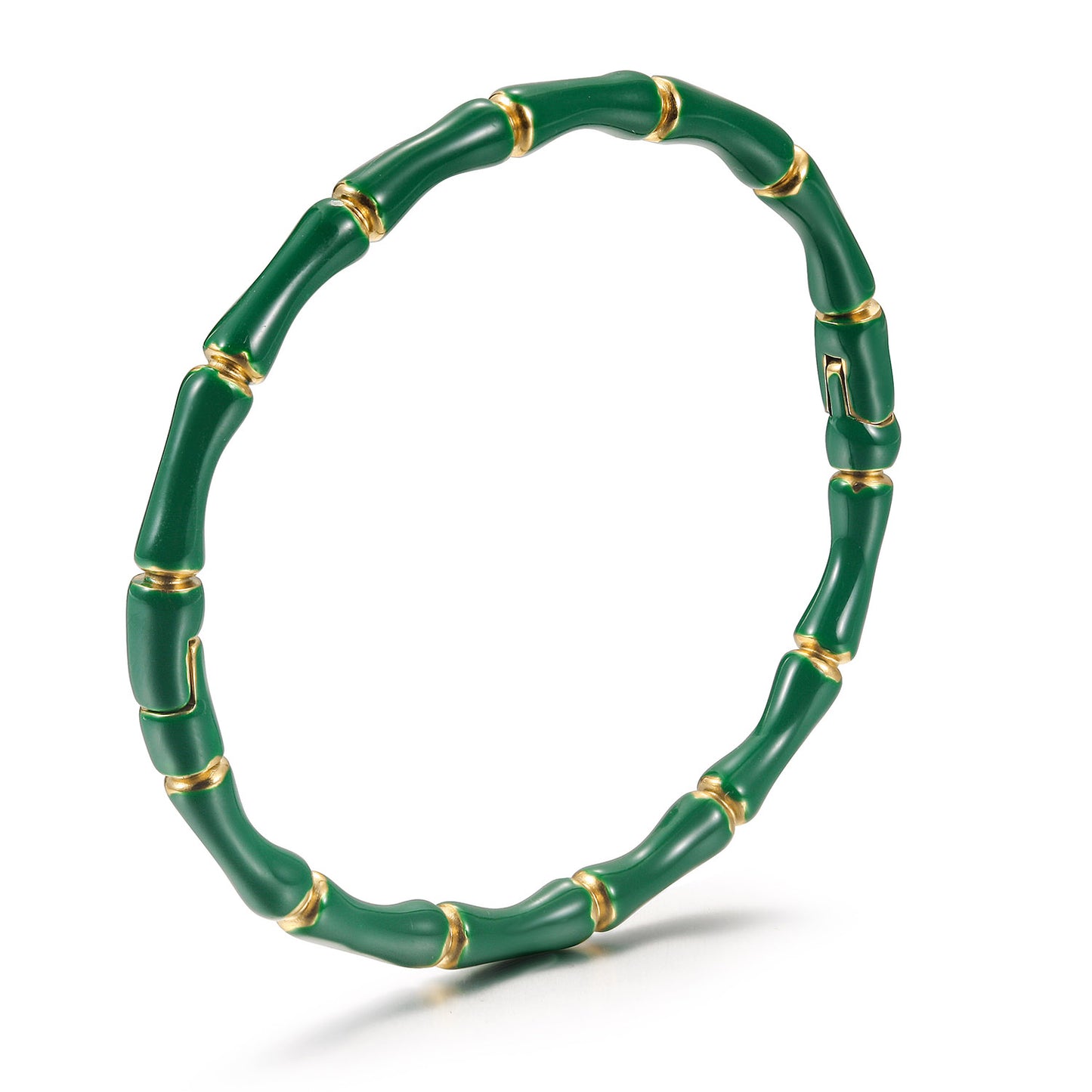 Green Intercolor Bracelet-NSB1934STGCGN